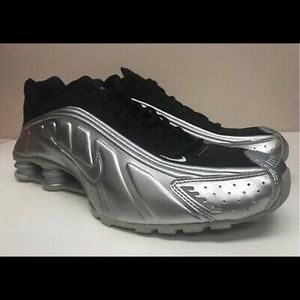 Nike Shox R4 Metallic Silver Sz 13